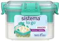 Sistema Krabička na svačinu s miskou 400 ml, mátová - Svačinový box