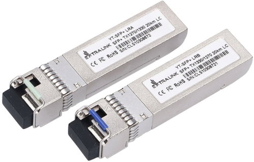 Extralink SFP+ modul WDM 10 Gbps 1270/1330 nm, single mode, 20 km - Module - Main image