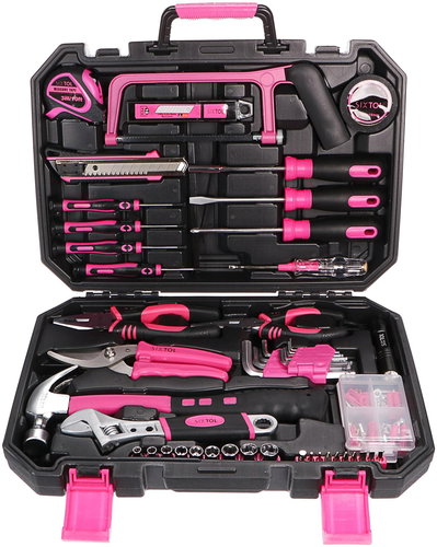 SIXTOL Tool set HOME PINK 128 - Tool Set - Main image