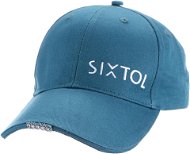 SIXTOL Cap with LED light B-CAP 25lm, rechargeable, USB, universal size, blue - Cap