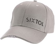 SIXTOL Cap with LED light B-CAP 25lm, rechargeable, USB, universal size, grey - Cap