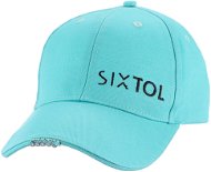 SIXTOL Cap with LED light B-CAP 25lm, rechargeable, USB, universal size, turquoise - Cap