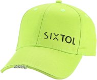SIXTOL Cap with LED light B-CAP 25lm, rechargeable, USB, uni size, fluorescent green - Cap