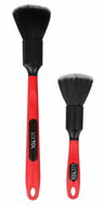 SIXTOL Sada precizních štětců pro čištění auta s ergo rukojetí CAR DETAILING BRUSH 2 PRO, 2 ks  - Detailingový štětec