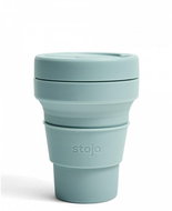 Stojo foldable cup Midi, 355 ml, aquamarine - Drinking Cup