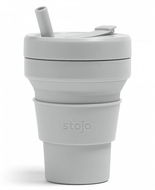 Stojo skládací kelímek Maxi, 470 ml, světle šedá - Kelímek na pití