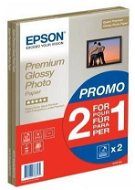 Fotopapier Epson Premium Glossy Photo A4 15 Blatt + zweite Packung Papiere gratis - Fotopapír