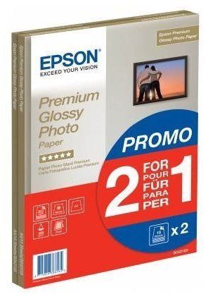 Epson Premium Glossy Photo A4 15 Blatt + zweite Packung Papiere gratis - Fotopapier - Hauptbild