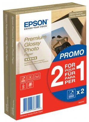 Epson Premium Glossy Photo 10x15cm 2x40 Blatt - Fotopapier - Hauptbild