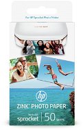 HP ZINK Fotopapier mit selbstklebender Rückseite - 50 Stück - Fotopapier