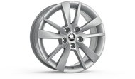 Škoda Light alloy wheel TRIUS 17" for Octavia III, silver - Aluminum Wheel