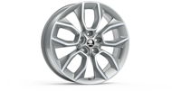 Škoda Kolo z lehké slitiny CRATER 19" pro Kodiaq, stříbrné - Aluminium Wheel Cover