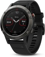 Garmin Fenix 5 Gray Optic Black band - Smart hodinky
