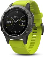 Garmin Fenix 5 Grey Optic Yellow band - Smart hodinky