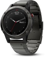 Garmin Fenix 5 Sapphire, Grey, Metal Band - Smart Watch