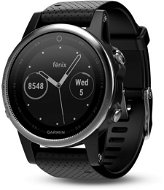 Garmin Fenix 5S Silver Optic Black band - Smart hodinky