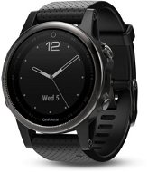 Garmin Fenix 5S Sapphire, Grey, Black band - Smart Watch