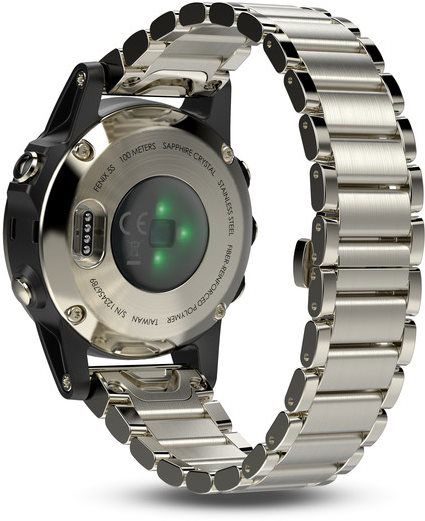 Garmin fenix 5 on sale sapphire with metal band