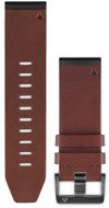 Garmin QuickFit 26 Striped Brown Leather - Watch Strap