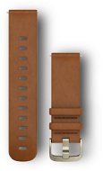 Garmin Quick Release 20 Leather Brown (Gold Buckle) - Watch Strap