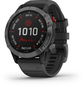 Garmin fenix 6 Pro Solar, Slate Gray, Black Band - Okosóra