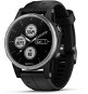 Garmin Fenix 5S Plus Silver Optic Black Band - Smart Watch