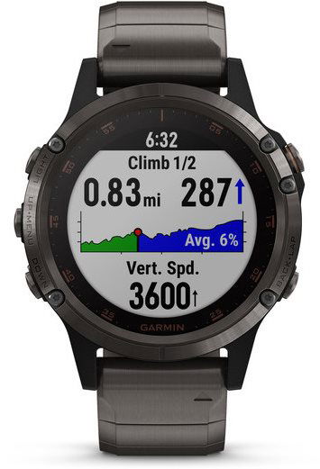 Garmin fenix 5 plus 2024 carbon gray dlc titanium