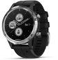 Garmin Fenix 5 Plus Silber, schwarzes Armband - Smartwatch