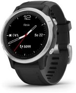 Garmin Fenix 6S Glass, Silver/Black Band - Smartwatch