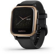 Garmin Venu Sq Music RoseGold/Black Band - Smart Watch