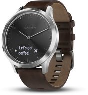 Garmin vívomove HR Premium Silver (veľkosť L) - Smart hodinky