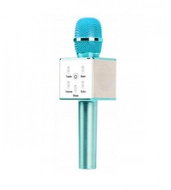 Karaoke bluetooth microphone with speaker, blue - Microphone