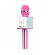 Karaoke bluetooth microphone with speaker, pink - Microphone