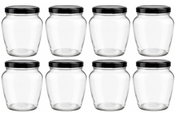 DuraHome Sklenice zavařovací 550 ml s víčkem 82, 8 ks - Canning Jar