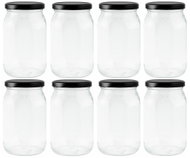 DuraHome Sklenice zavařovací Honey, 900 ml s víčkem, 8 ks - Canning Jar