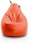 Pear-shaped Bean Bag Seat, Orange - Bean Bag