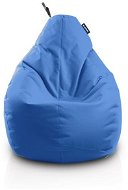 Pear-shaped Bean Bag Seat, Cyan - Bean Bag