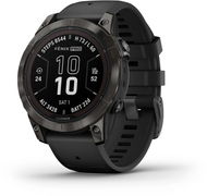Garmin Fenix 7 Pro Sapphire Solar, Carbon Gray DLC Titanium/Black Band - Smart hodinky