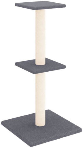 SHUMEE Škrabadlo pro kočky se sisalovými sloupky tmavě šedé 73 cm - Škrabadlo pro kočky - Hlavní obrázek