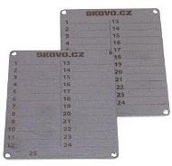 Skovo.CZ Kryptoplate in pair 2x25 lines - Hardware Wallet