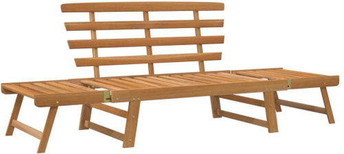 Zahradní lavice 2 v 1 190 cm masivní akácie, 316471 - Zahradní lavice - Main image
