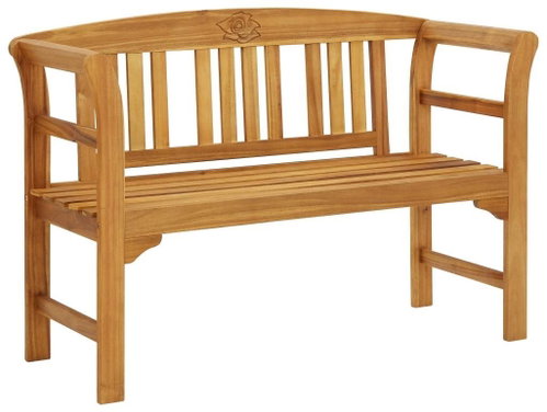 Zahradní lavice 114 cm masivní akáciové dřevo, 316497 - Zahradní lavice - Main image