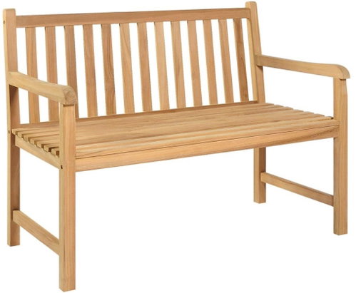 Zahradní lavice 114 cm masivní teakové dřevo, 316622 - Zahradní lavice - Main image