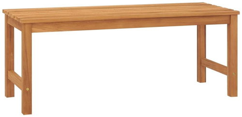 Zahradní lavice 114 cm masivní teakové dřevo, 316626 - Zahradní lavice - Main image