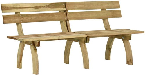 Zahradní lavice 220 cm impregnované borové dřevo, 318402 - Zahradní lavice - Main image