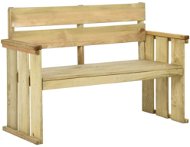 Zahradní lavice 121 cm impregnované borové dřevo, 318407 - Zahradní lavice