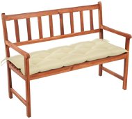 Zahradní lavice s poduškou 120 cm masivní akáciové dřevo, 3063785 - Zahradní lavice