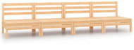 Zahradní středové pohovky 4 ks masivní borové dřevo, 806592 - Zahradní pohovka