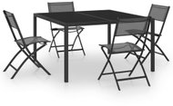5-piece garden dining set steel, 3073534 - Garden Furniture