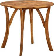Zahradní stůl O 85 cm masivní akáciové dřevo, 310619 - Zahradní stůl